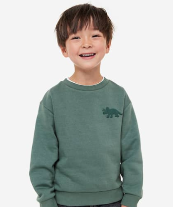Boys Orange Colourblocked Hooded Sweatshirt
